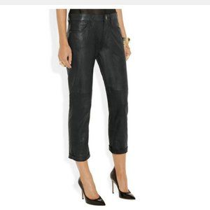 Current Elliot The Boyfriend Goat Leather Jeans |Sz. 25 | Runs Big Leather Pants